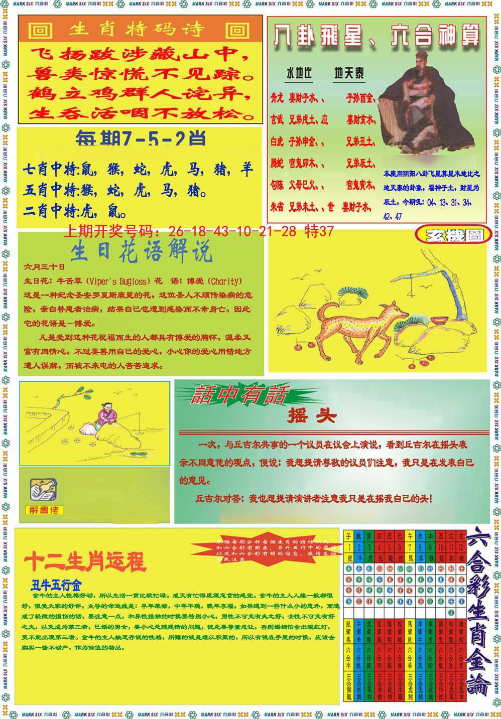 2024229期九龍马经B(推荐)