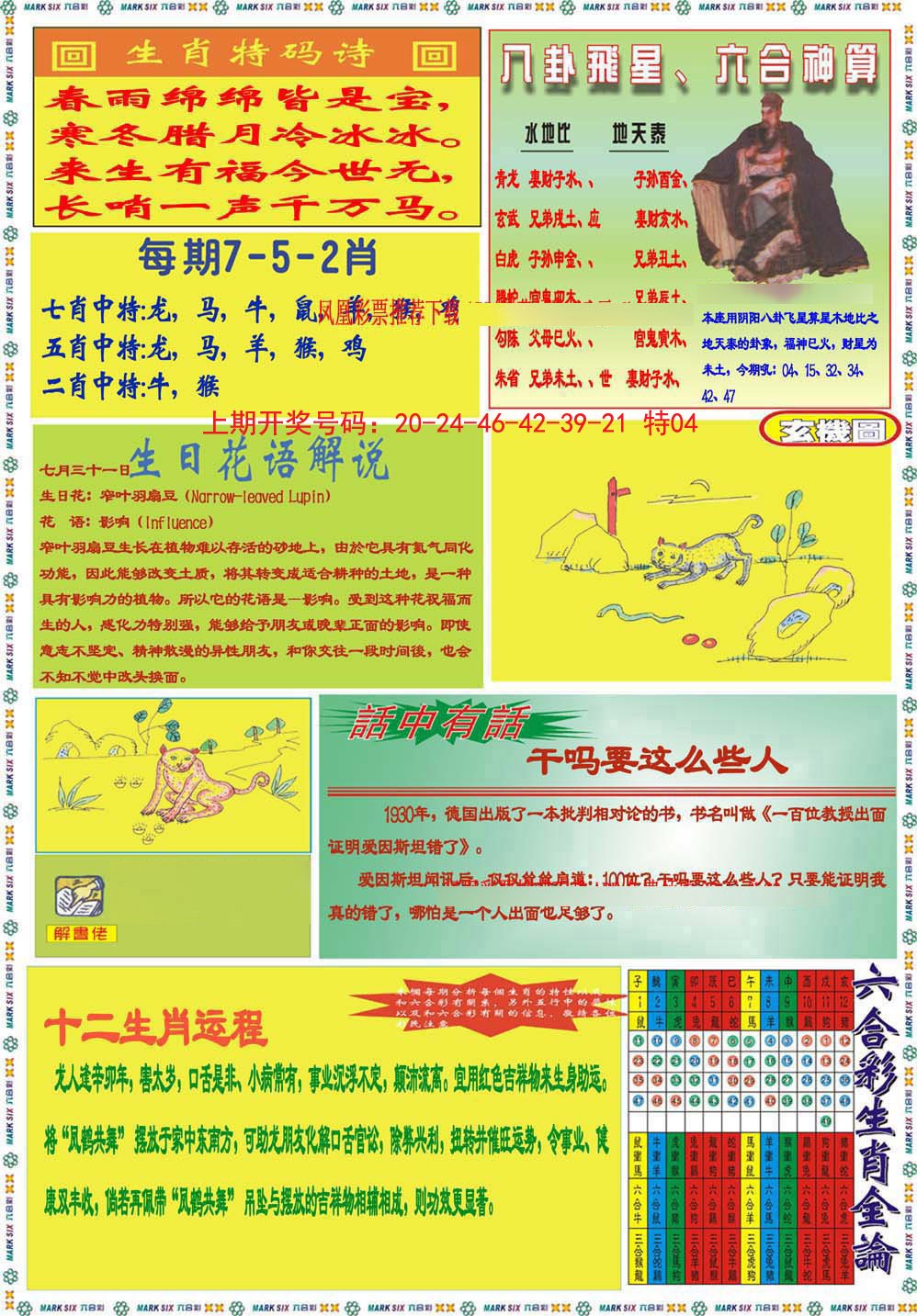 2024242期九龍马经B(推荐)