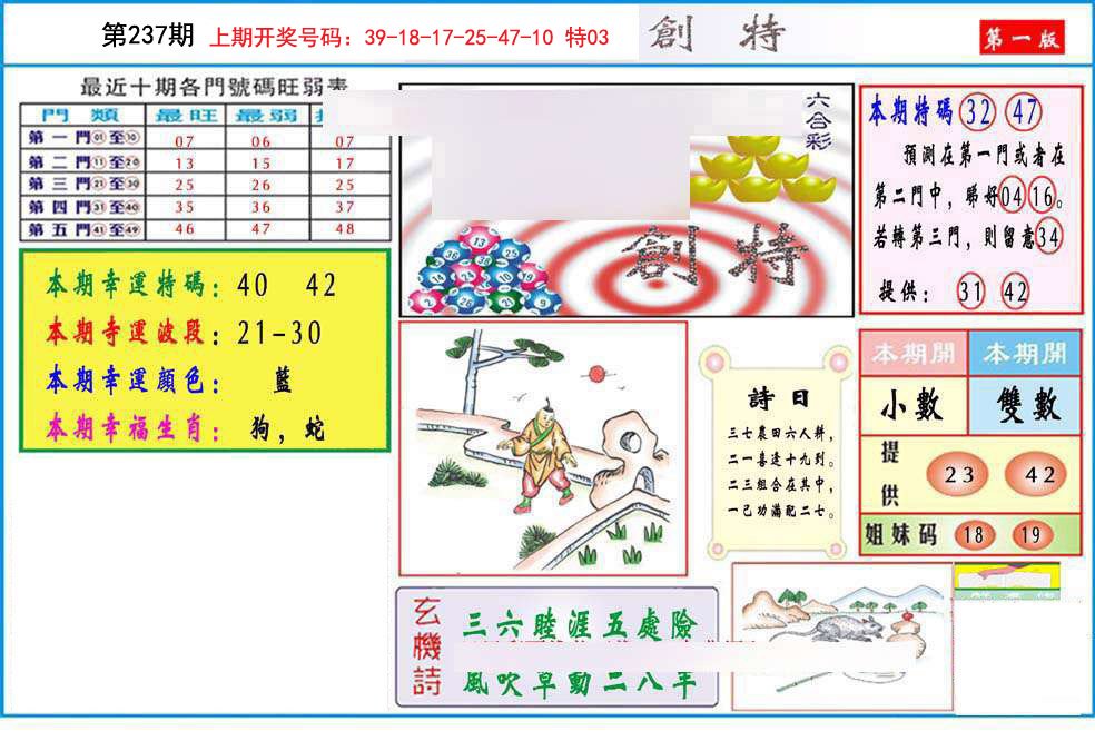2024237期九龍创特A(推荐)