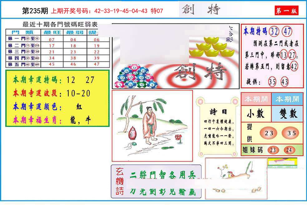 2024235期九龍创特A(推荐)
