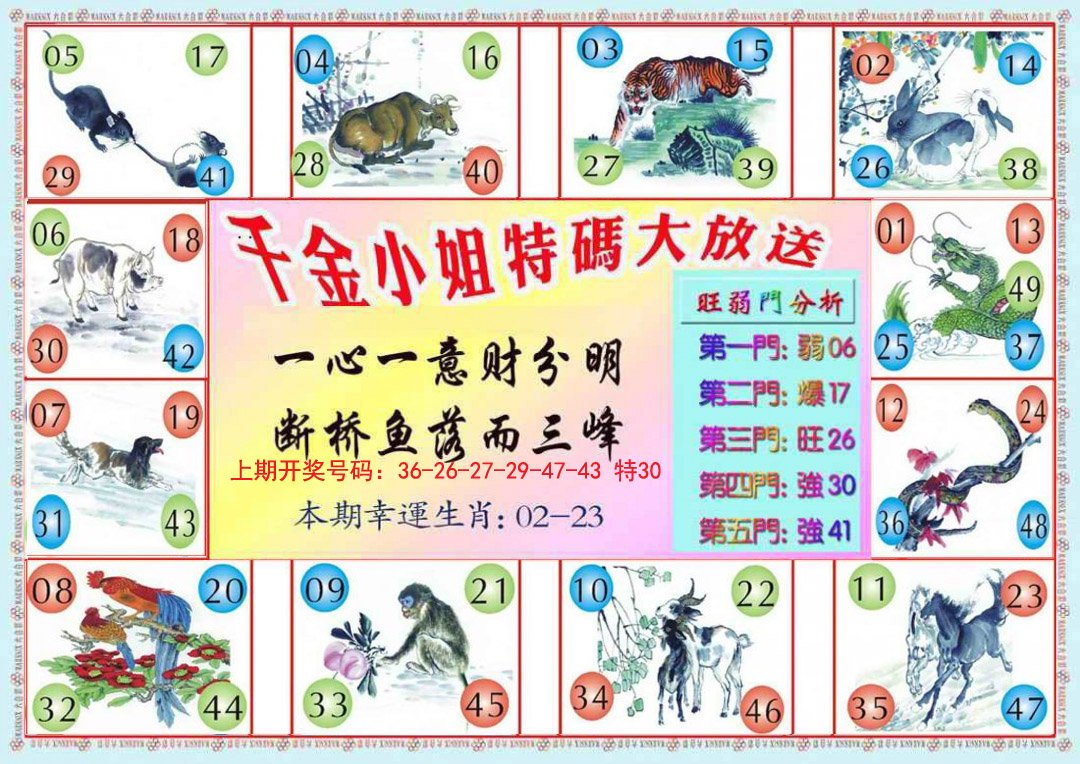 2024243期千金小姐B版