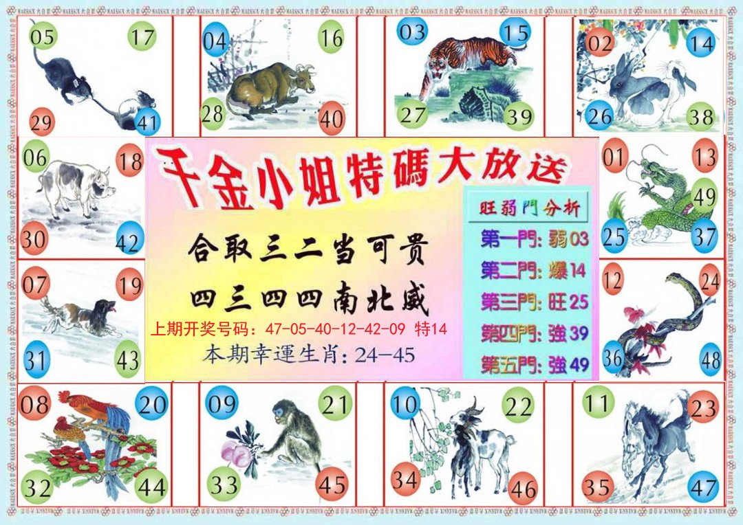 2024220期千金小姐B版
