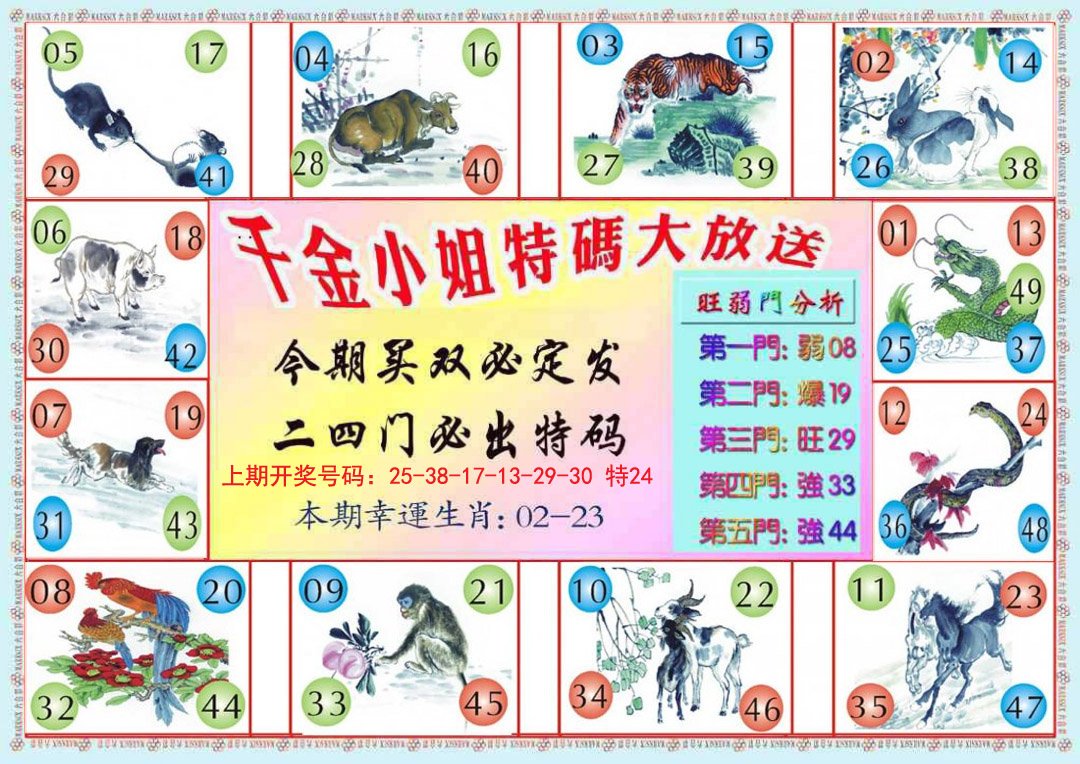 2024236期千金小姐B版