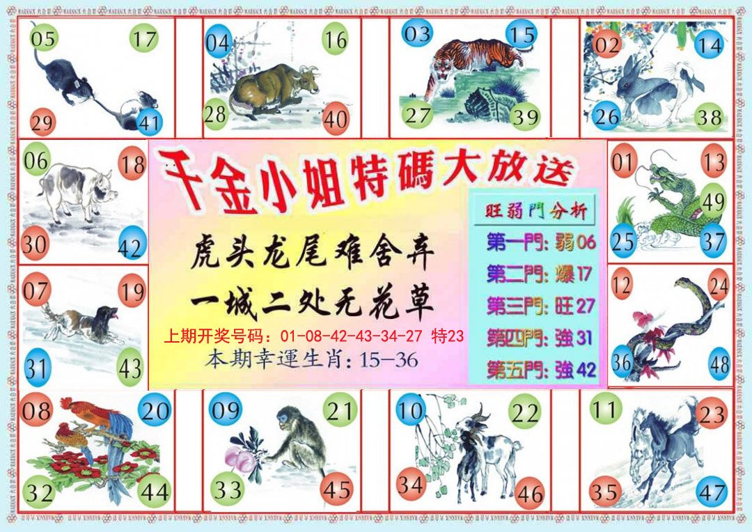2024234期千金小姐B版