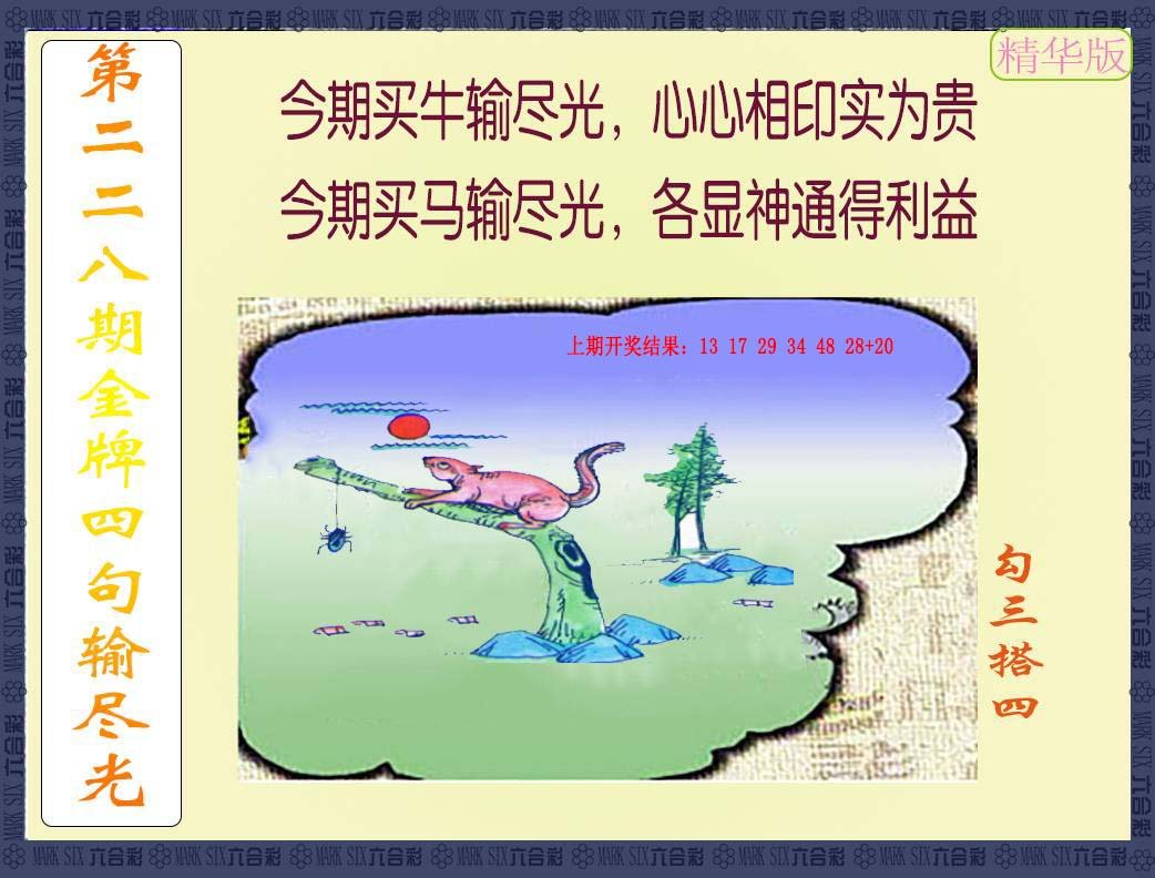 2024228期金牌四句输尽光