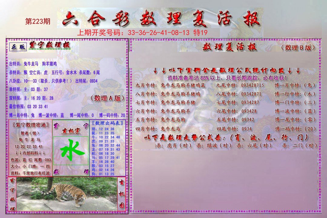 2024223期数理复活报