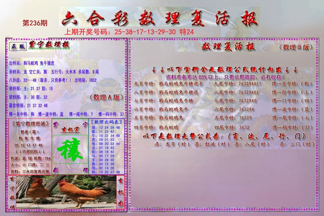 2024236期数理复活报