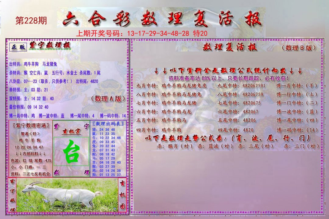 2024228期数理复活报