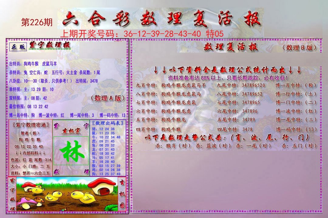 2024226期数理复活报