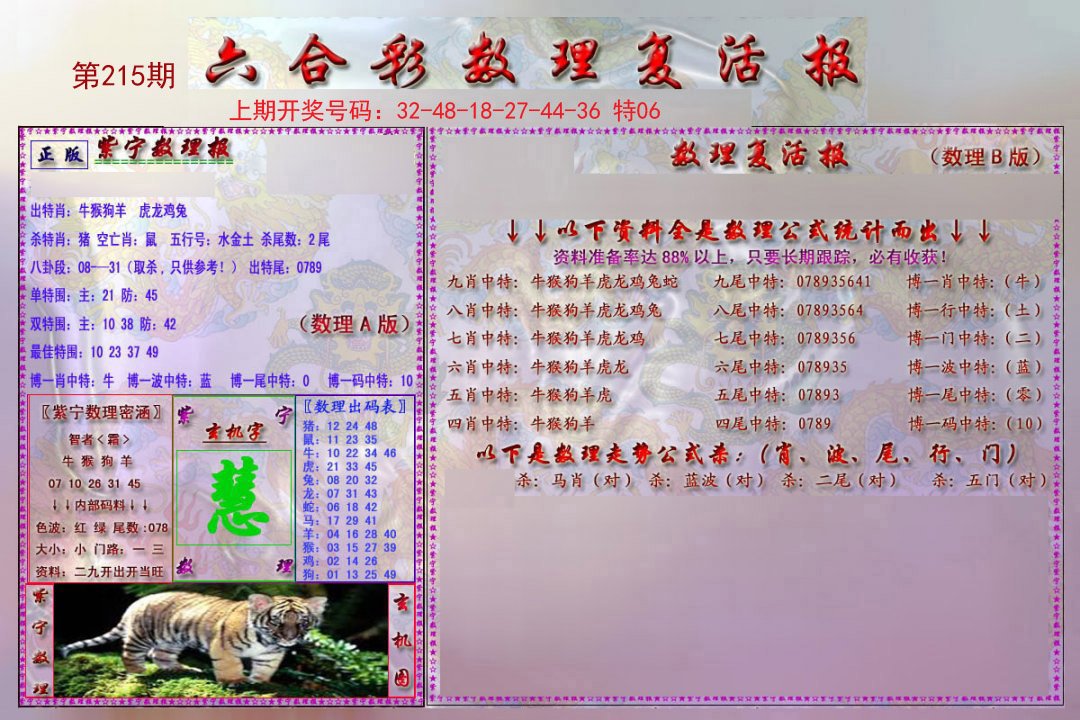 2024215期数理复活报