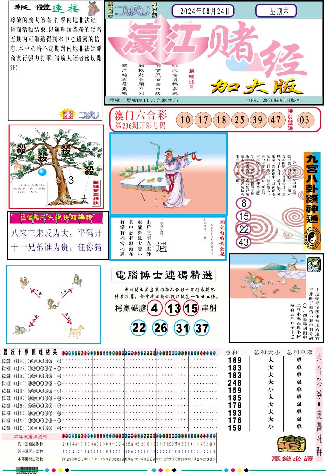 2024237期濠江赌经A加大版