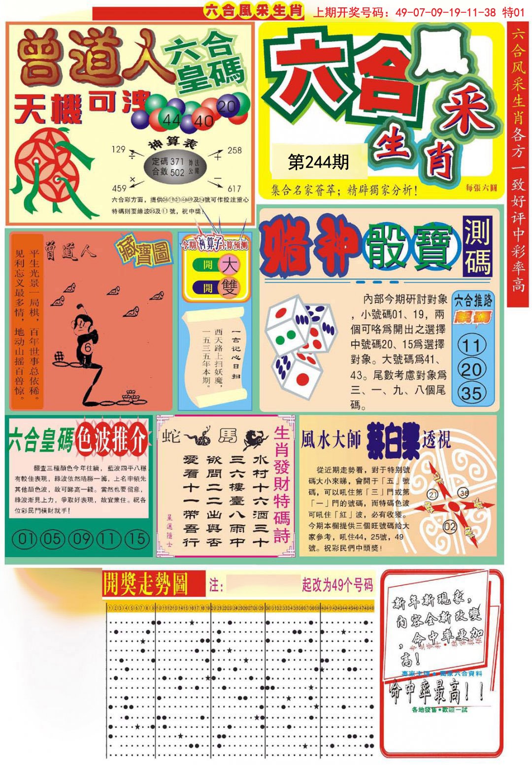 2024244期六合风采A