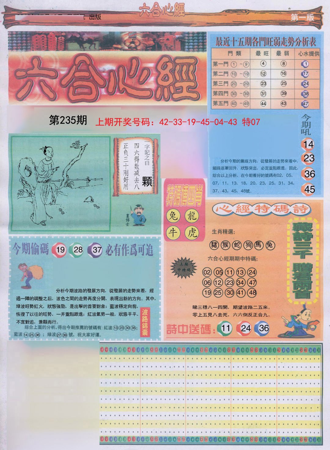 2024235期六合心经A
