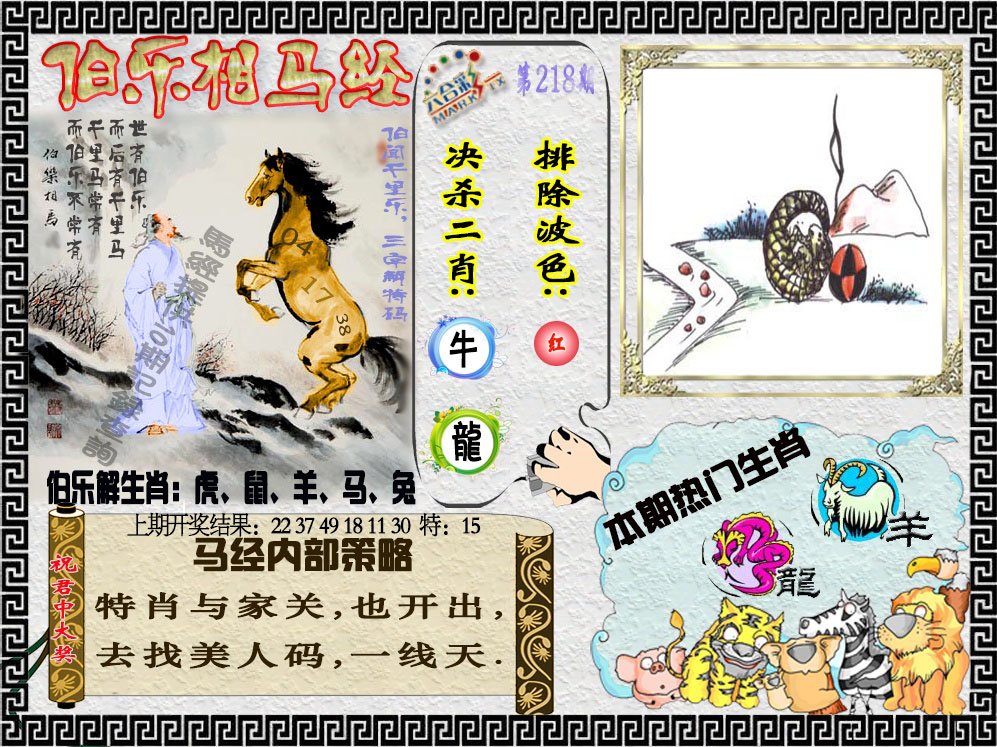 2024218期伯乐相马经
