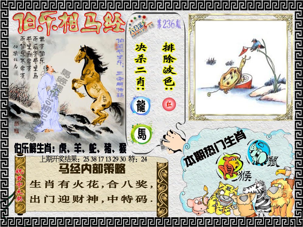 2024236期伯乐相马经
