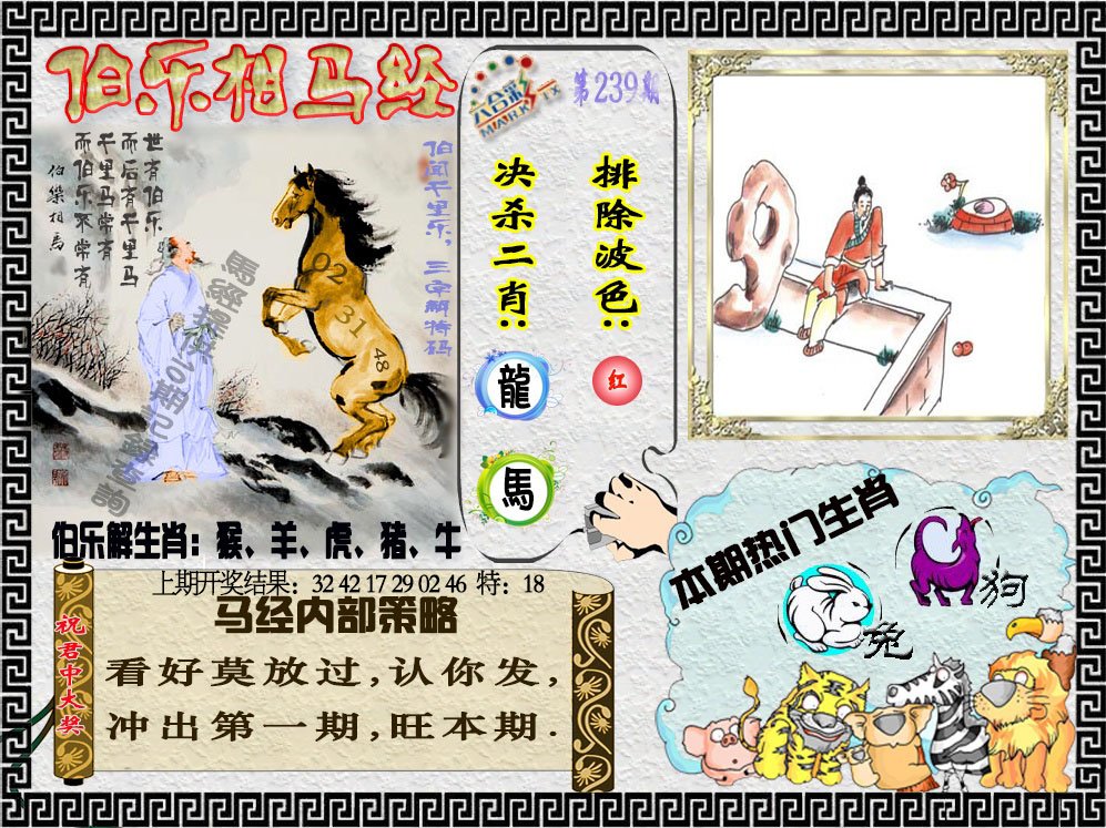 2024239期伯乐相马经