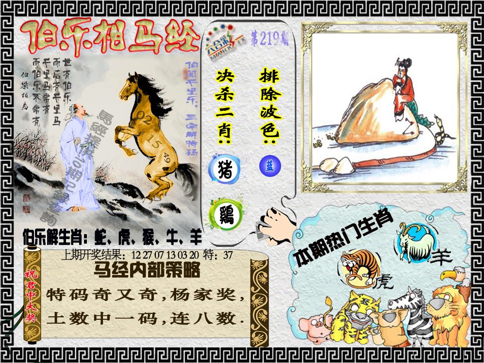 2024219期伯乐相马经