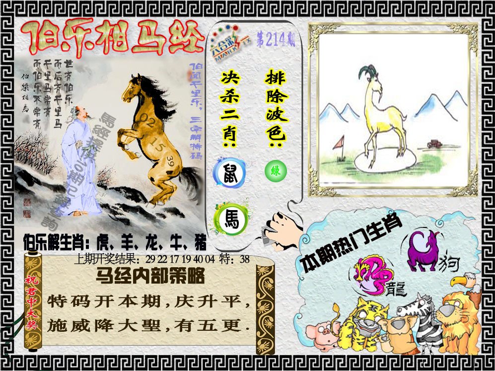 2024214期伯乐相马经