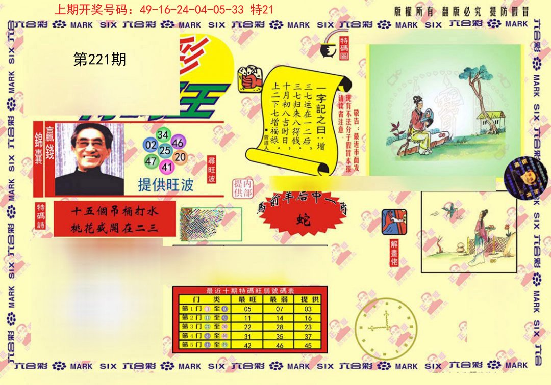 2024221期心水特码(信封)