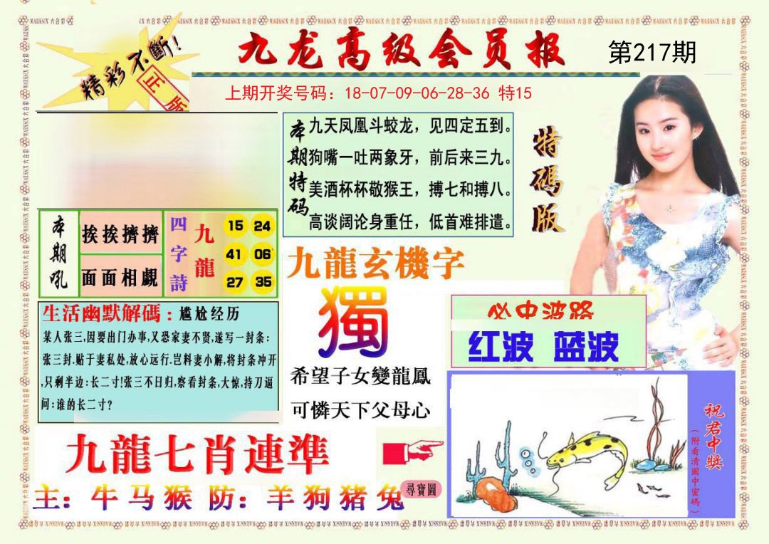 2024217期九龙高级会员报