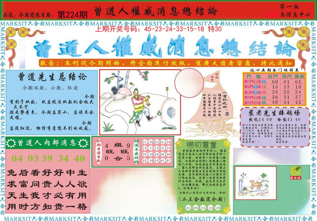 2024224期曾道人权威消息A
