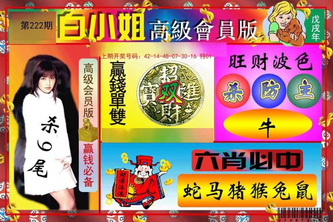 2024222期白小姐高级会员版