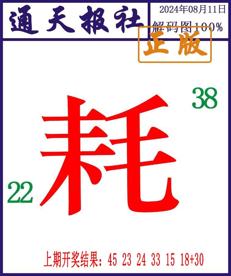 2024224期通天报解码图