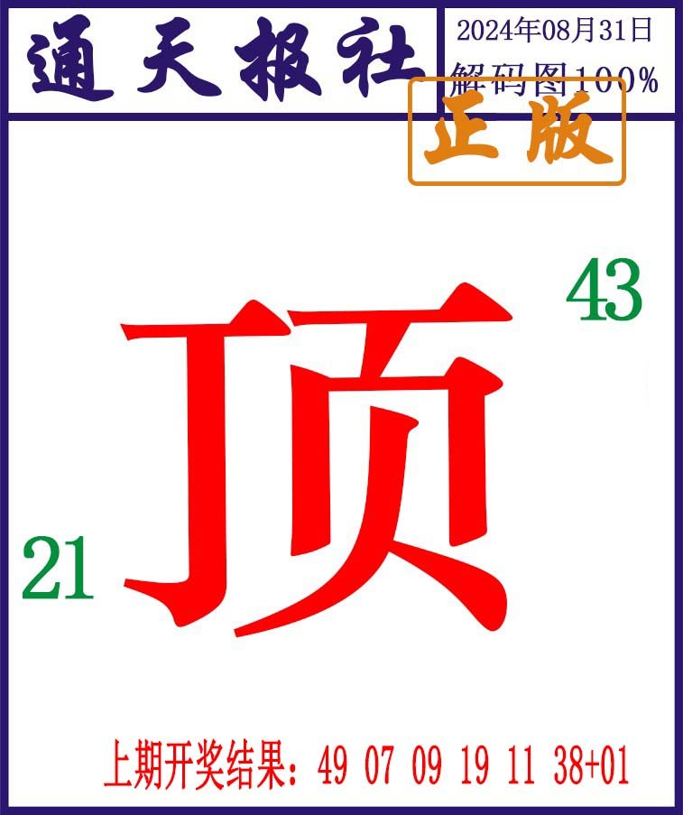 2024244期通天报解码图