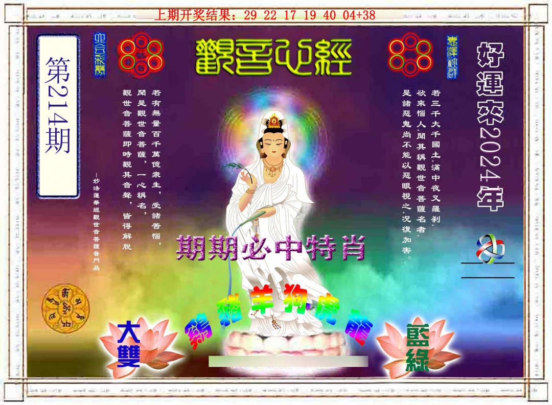 2024214期观音心经