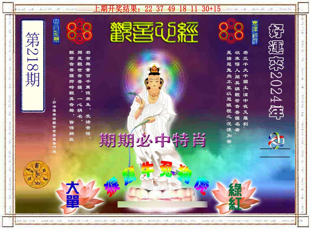 2024218期观音心经