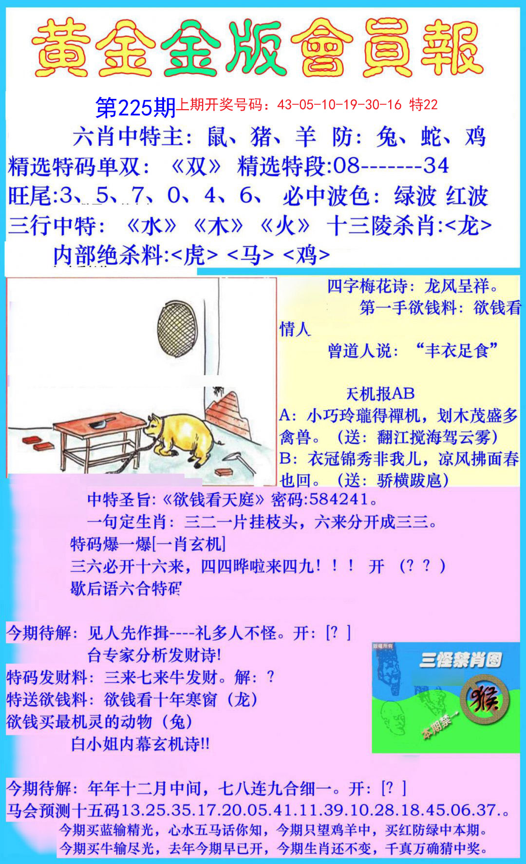 2024225期黄金金版会员报