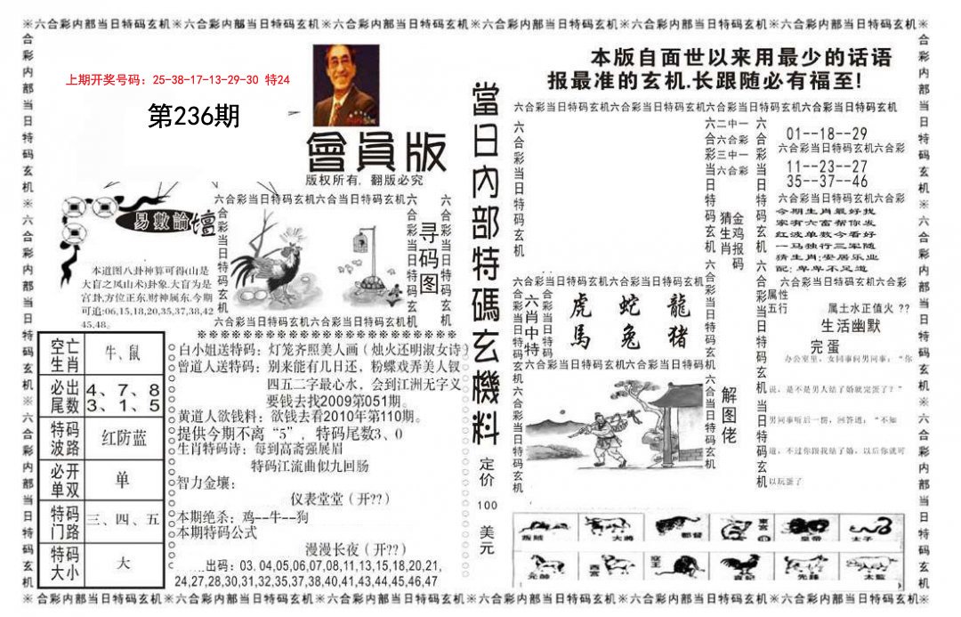 2024236期当日特码玄机报