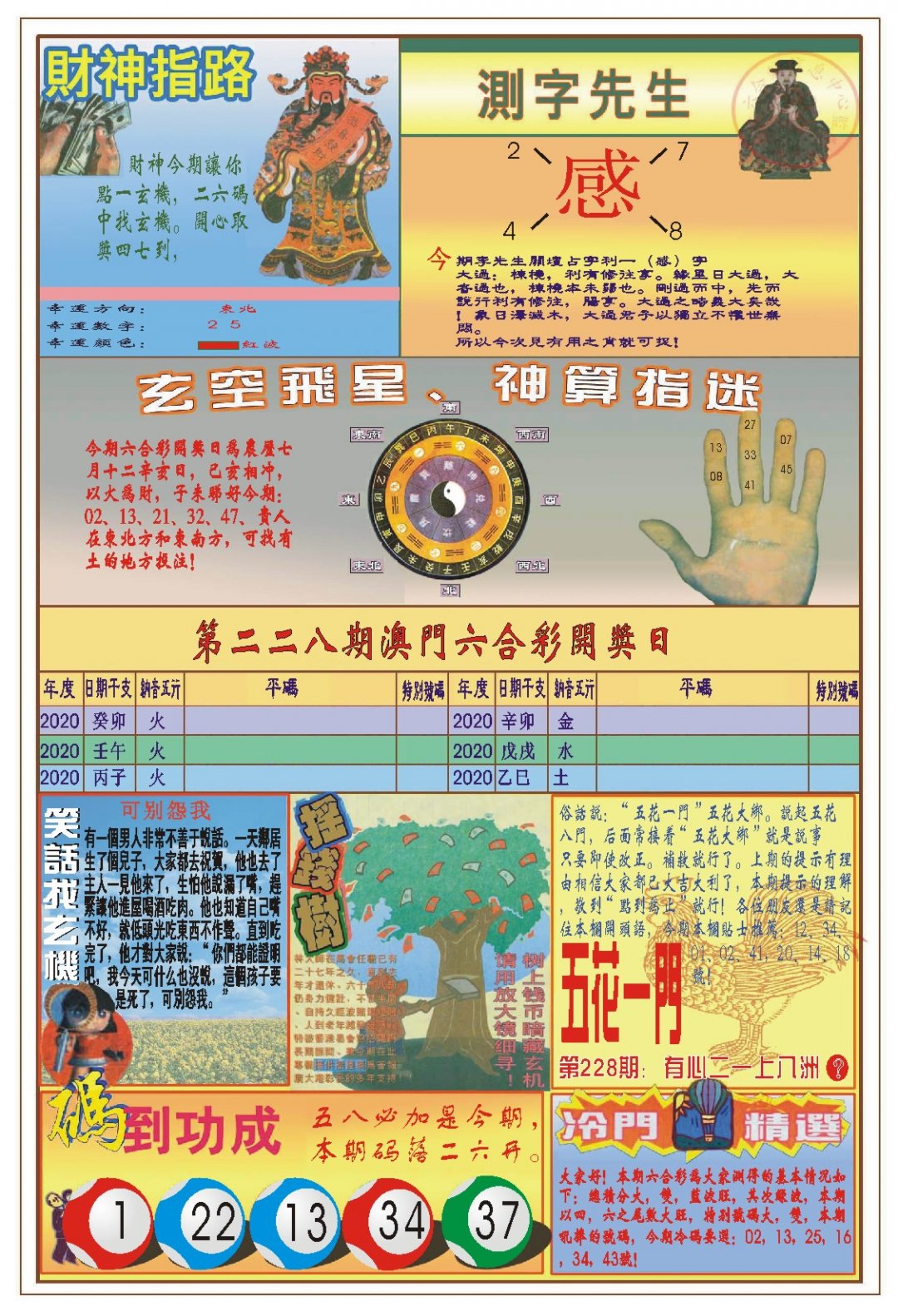 2024228期(新版)四柱预测B