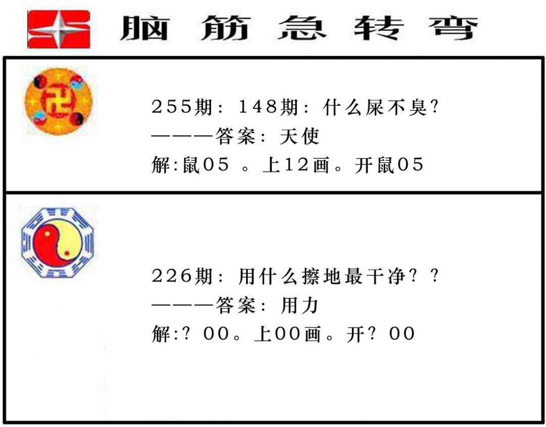 2024226期脑筋急转弯
