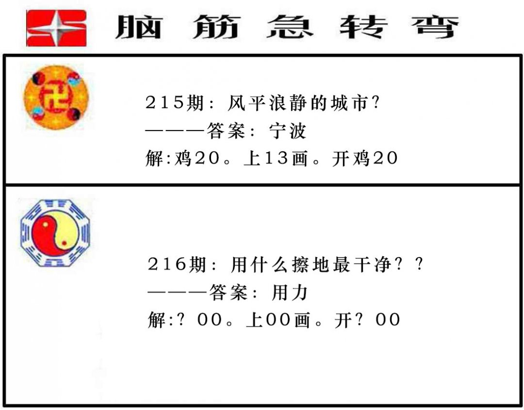 2024216期脑筋急转弯