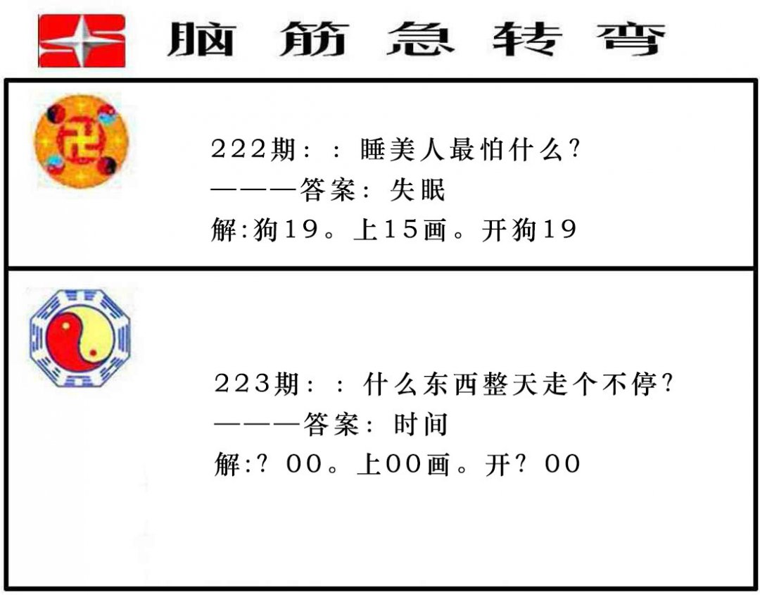 2024223期脑筋急转弯