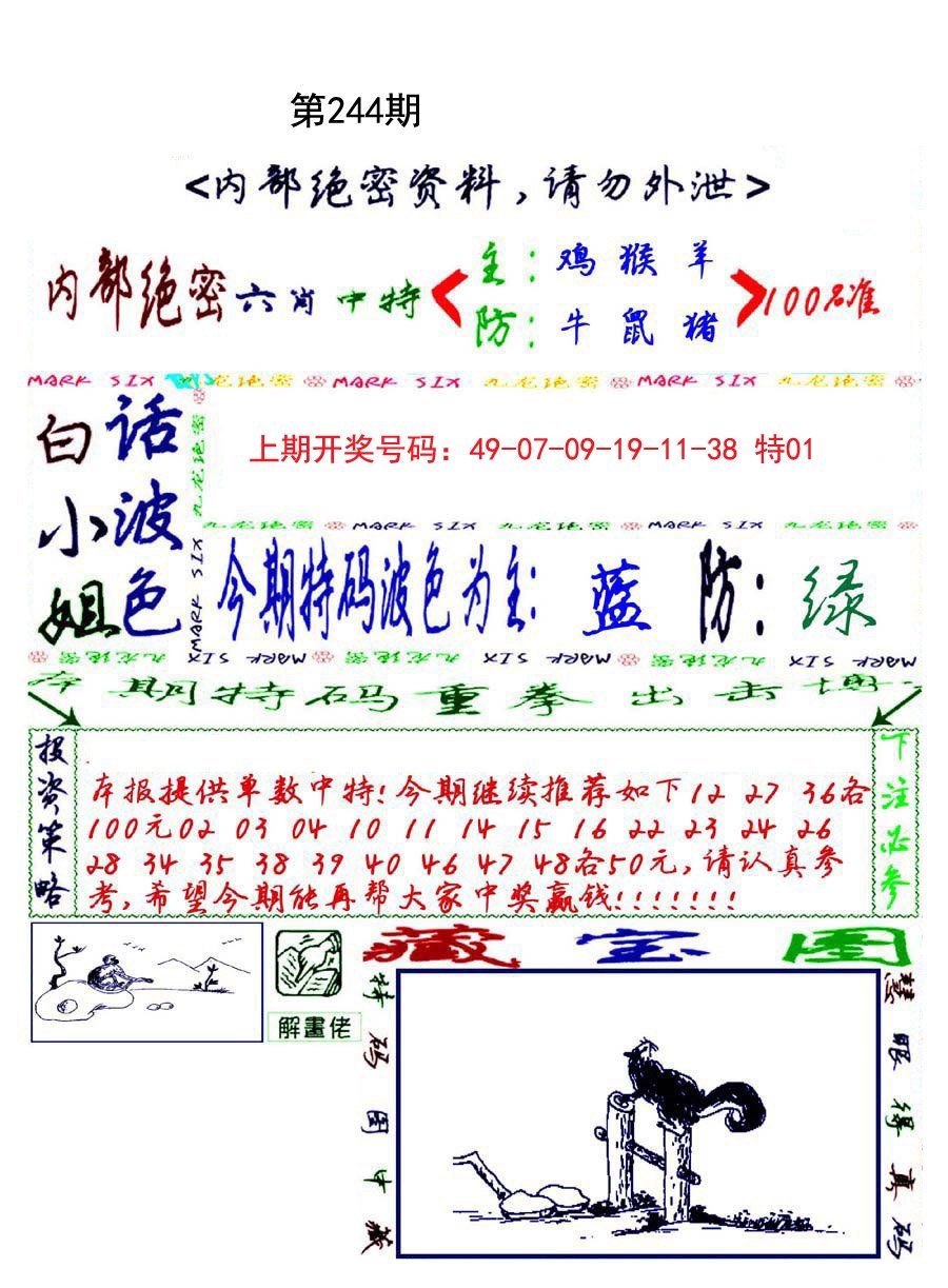 2024244期九龙密报