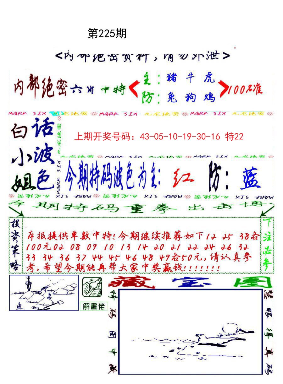 2024225期九龙密报