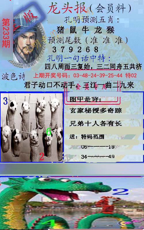 2024233期龙头报