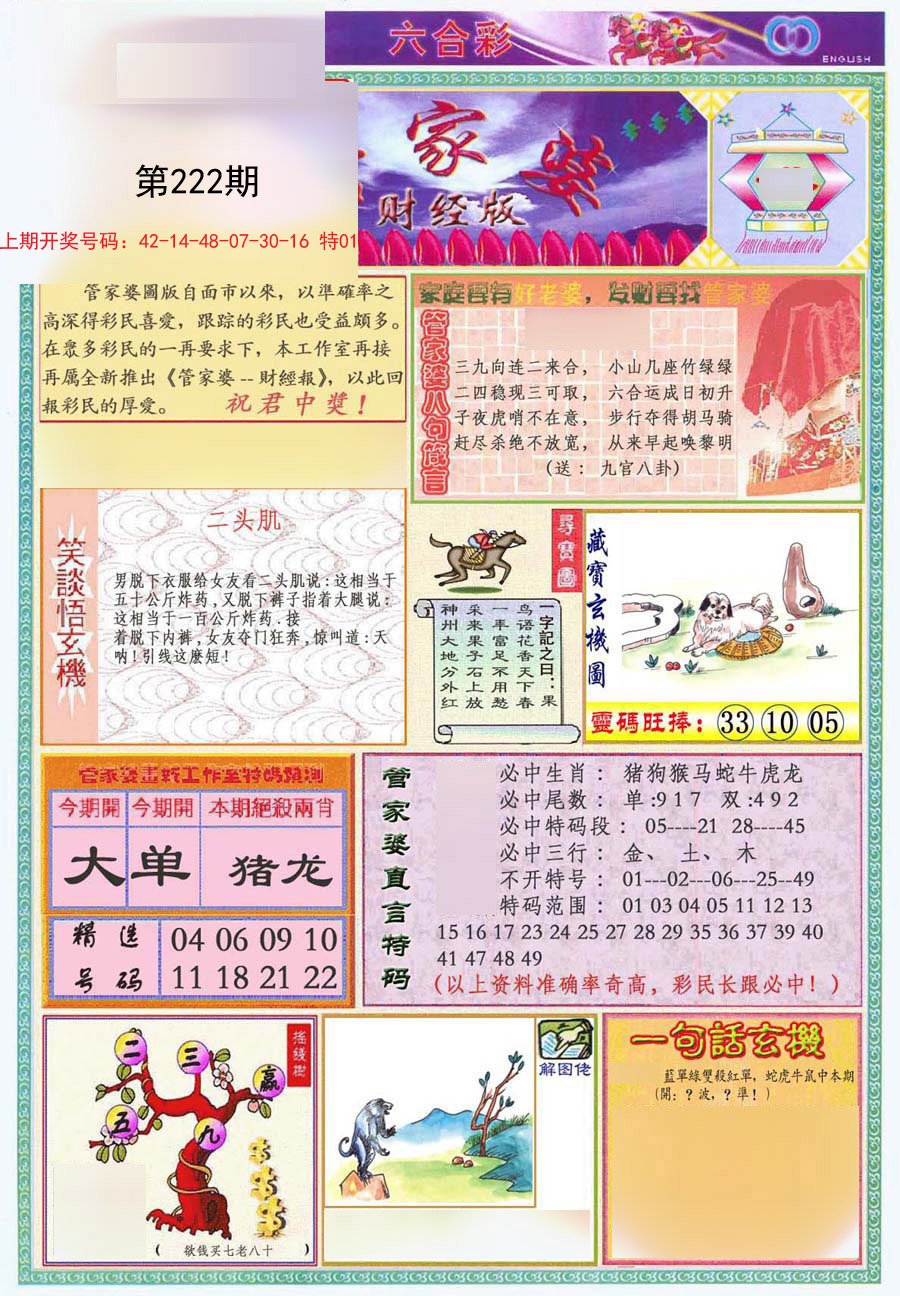 2024222期管家婆财经版