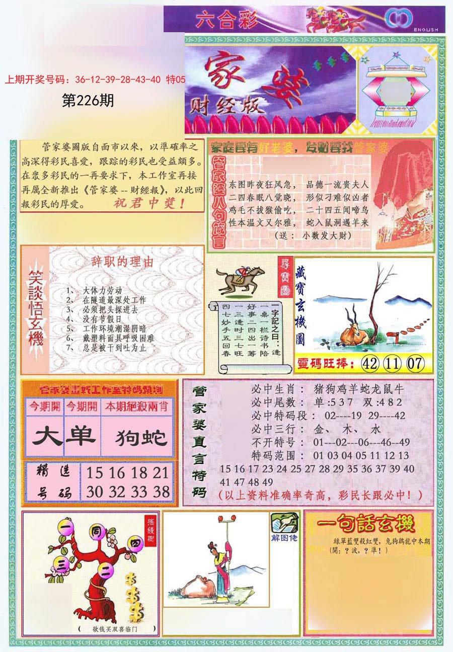 2024226期管家婆财经版