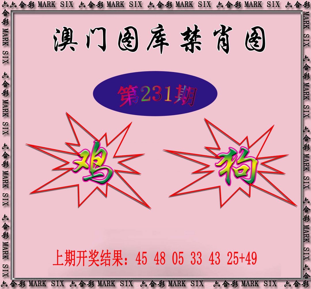 2024231期统一禁肖图