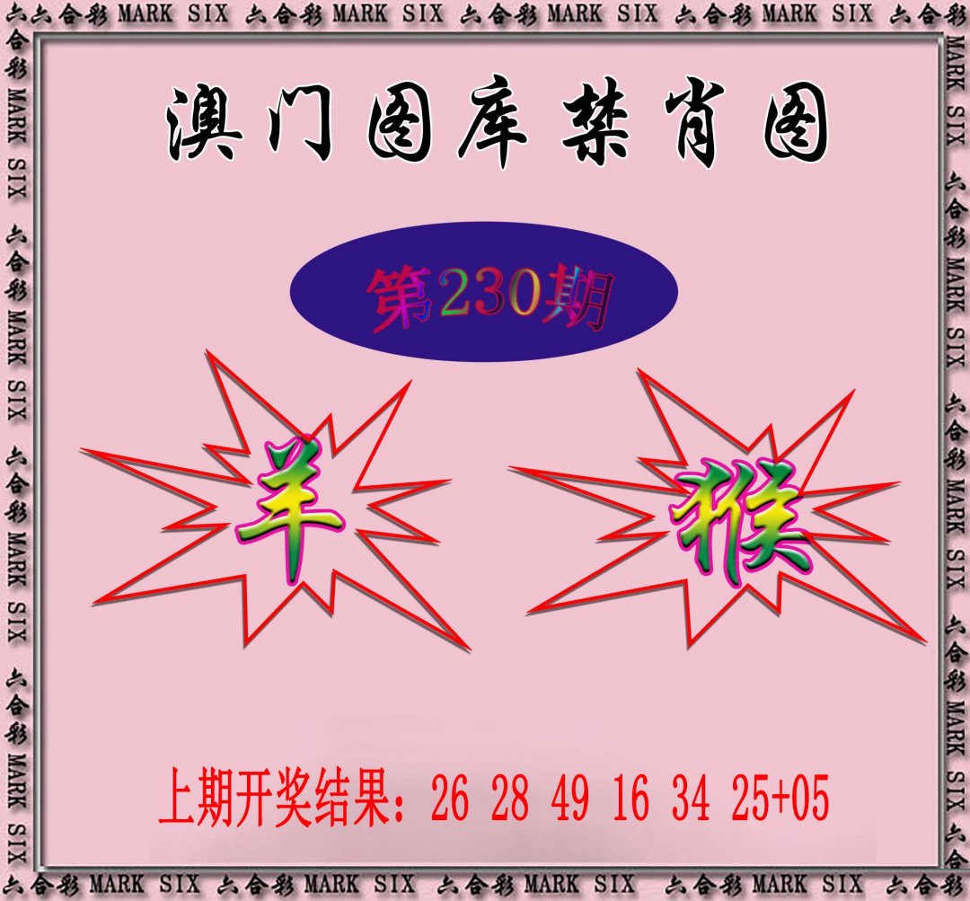 2024230期统一禁肖图