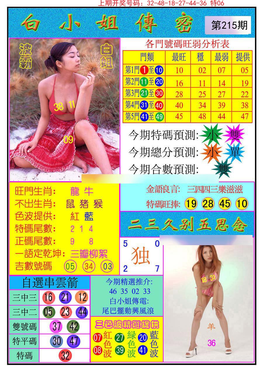 2024215期白小姐传密