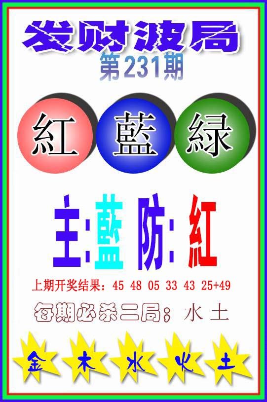 2024231期发财波局