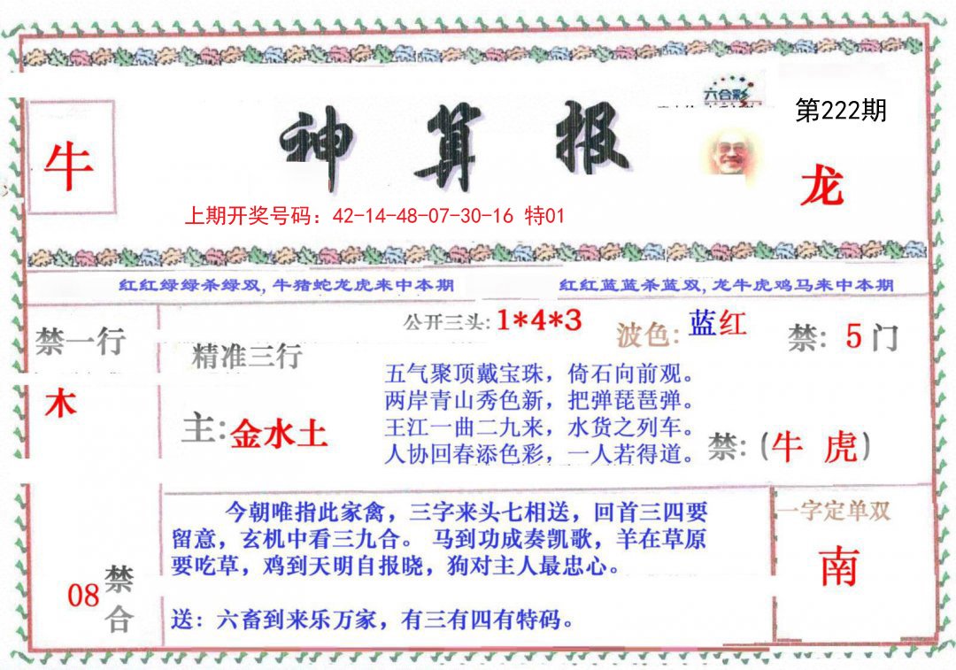 2024222期神算报