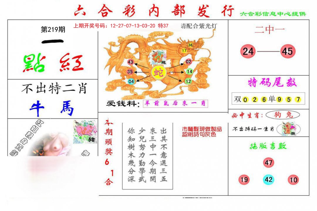 2024219期一点红