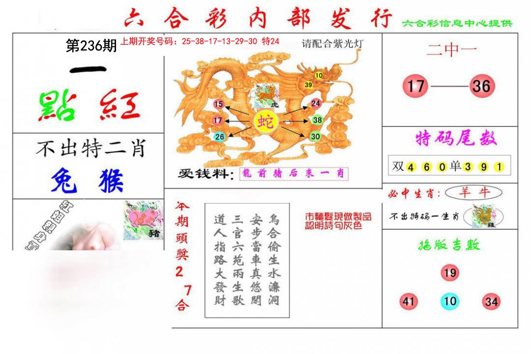 2024236期一点红