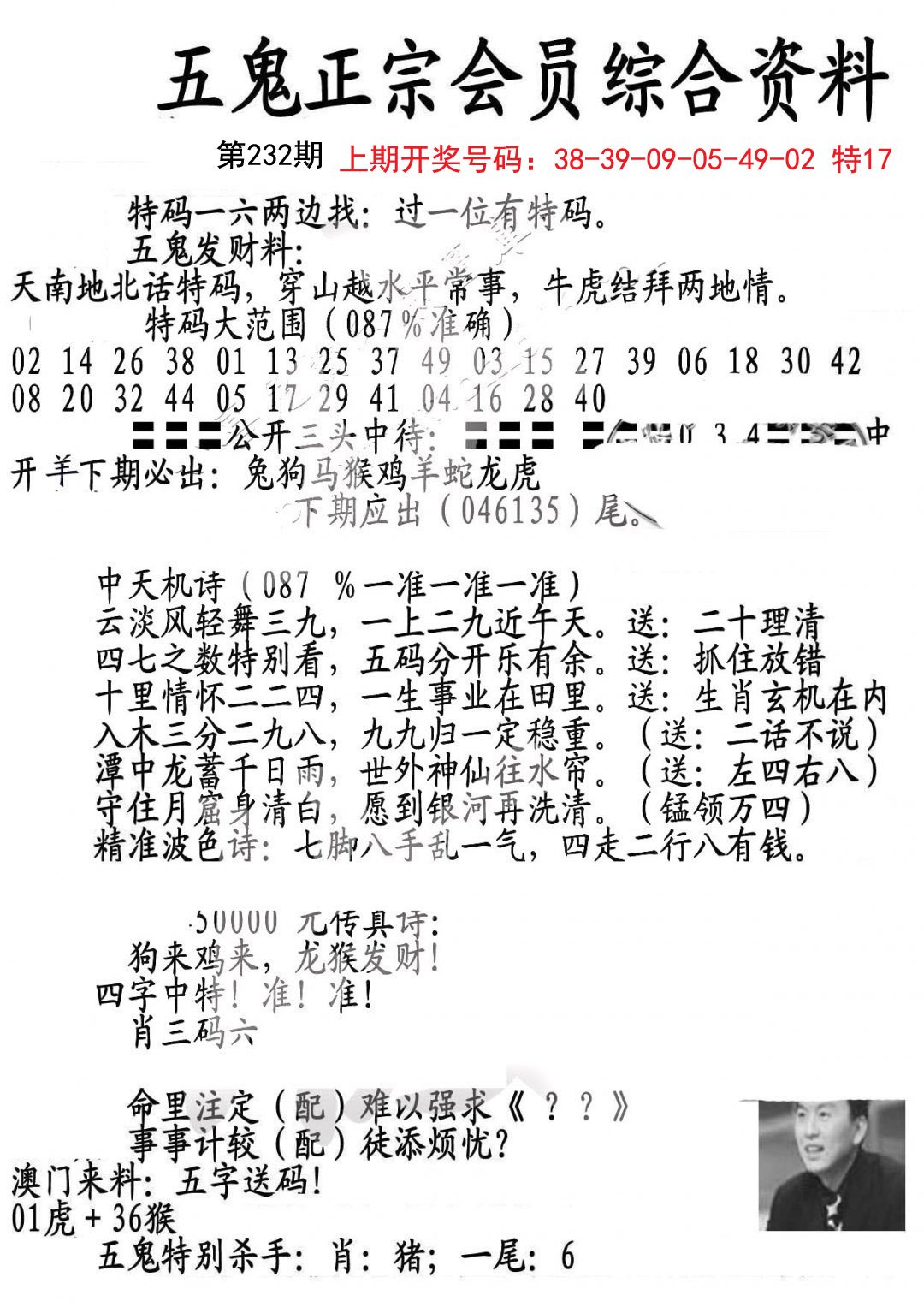2024232期蛇报A