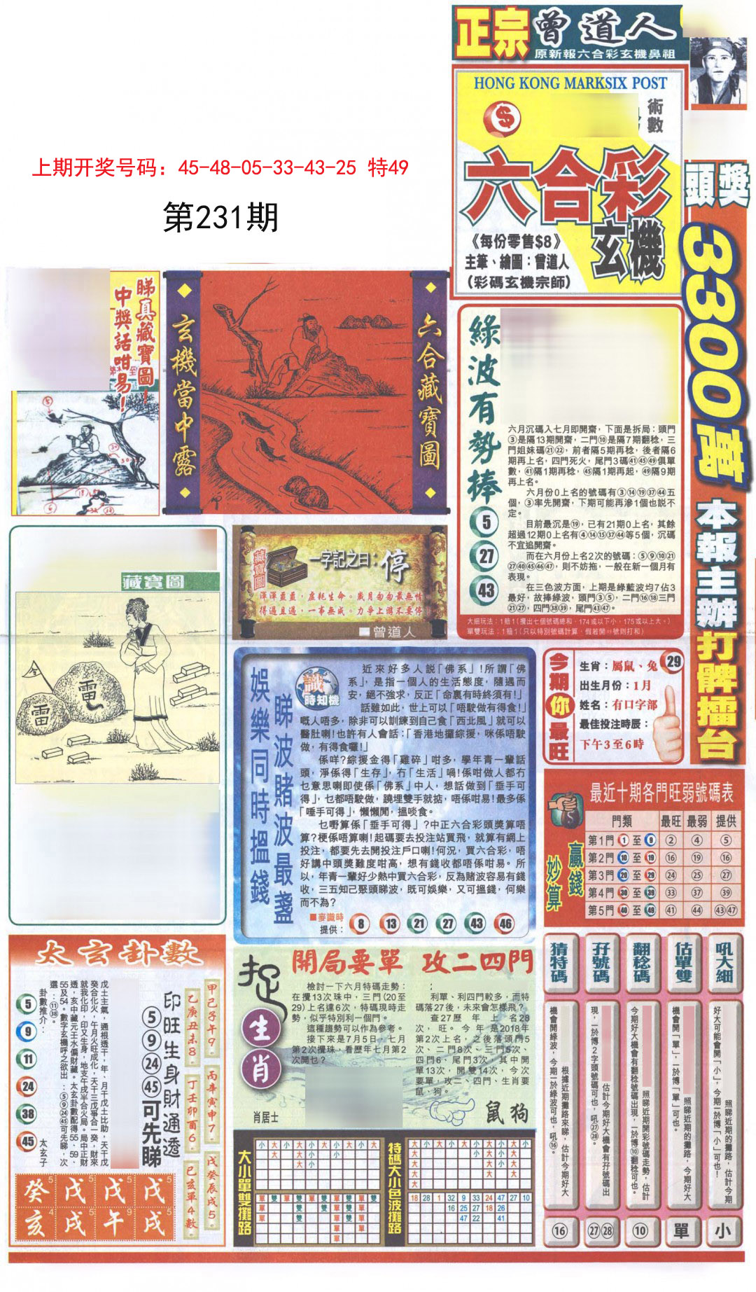 2024231期新报跑狗A